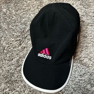 Adidas Black Cap with Pink Accents